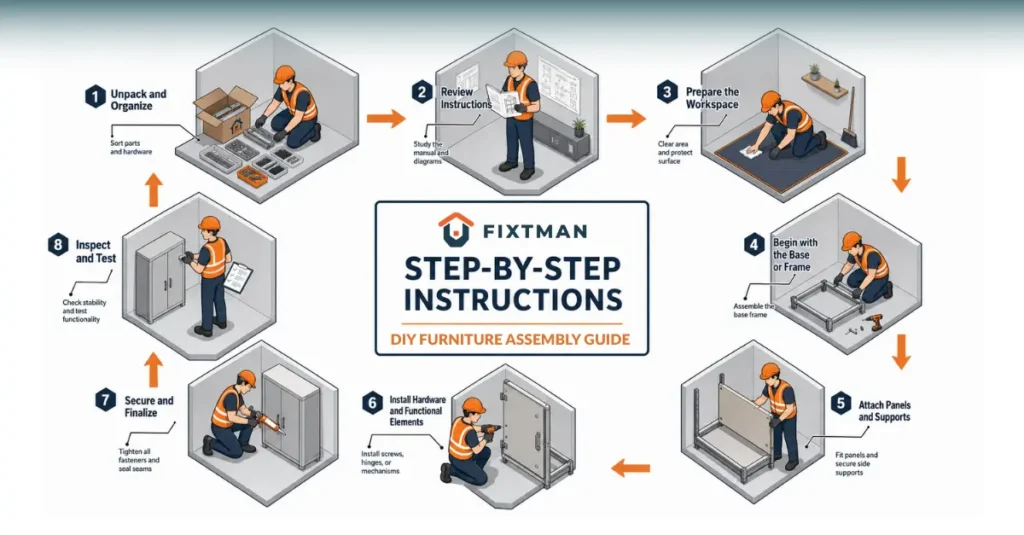 DIY furniture assembly guide: Step-by-Step Instructions