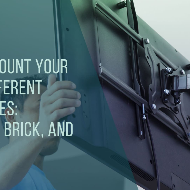 How to Mount Your TV on Different Wall Types