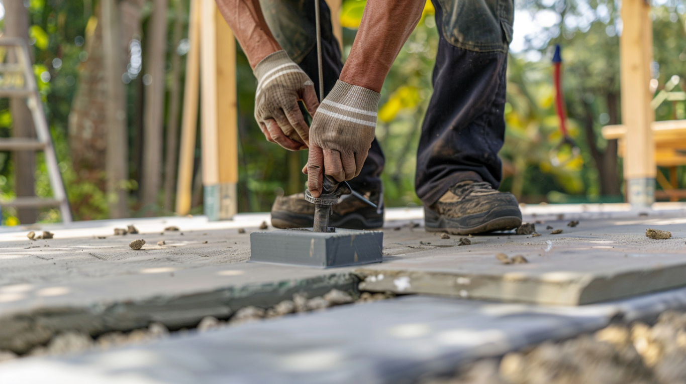 How to anchor a gazebo to concrete