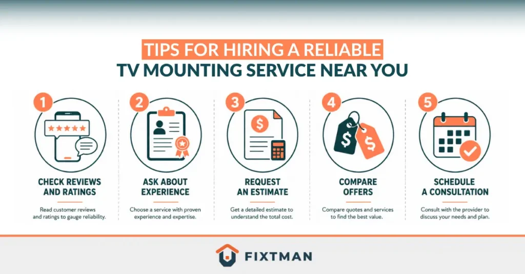 Tips for Hiring a Reliable TV Mounting Service Near You
