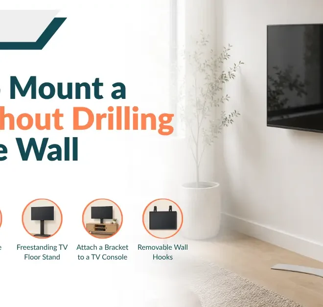How to Mount a TV Without Drilling Into the Wall