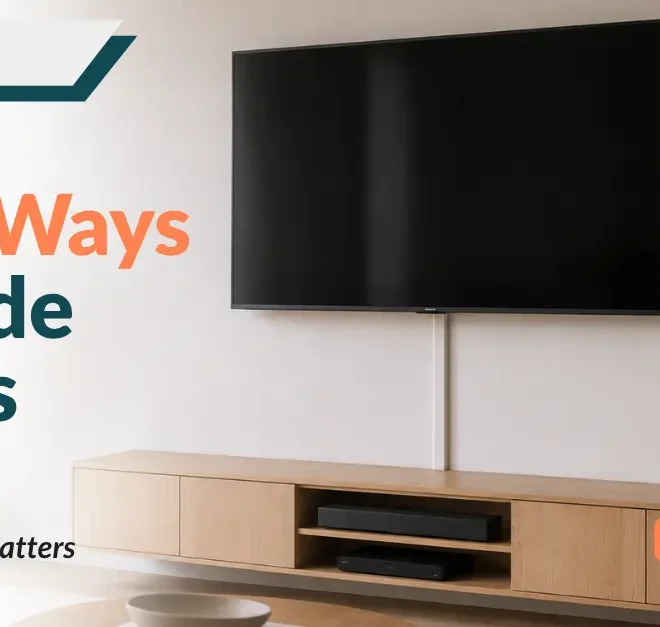 Wall Mount TV Cable Management: Best Ways to Hide Wires