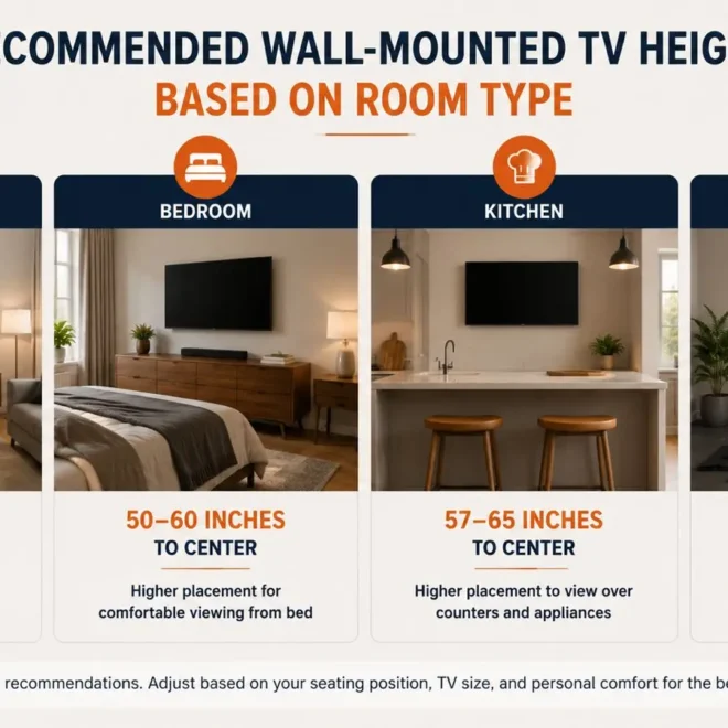 How High Should a TV Be Mounted for the Most Comfortable Viewing Experience 
