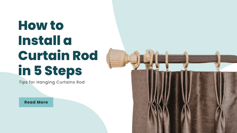 How to Install a Curtain Rod in 5 Steps