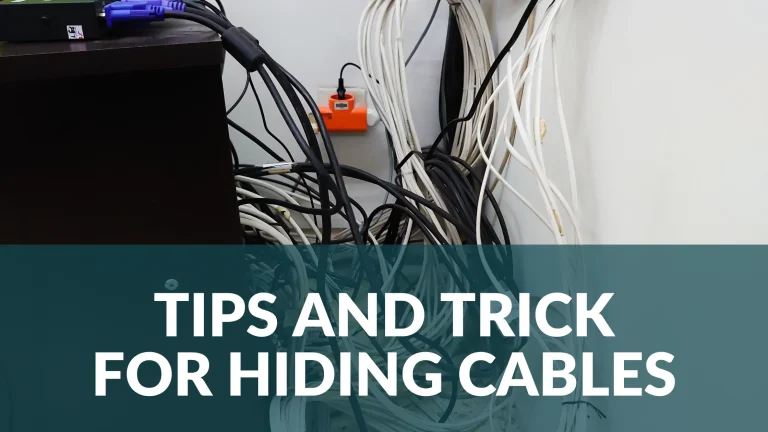 How to Hide Cords From a Mounted TV Cleanly