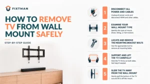 How to Remove TV from Wall Mount Safely and Effectively