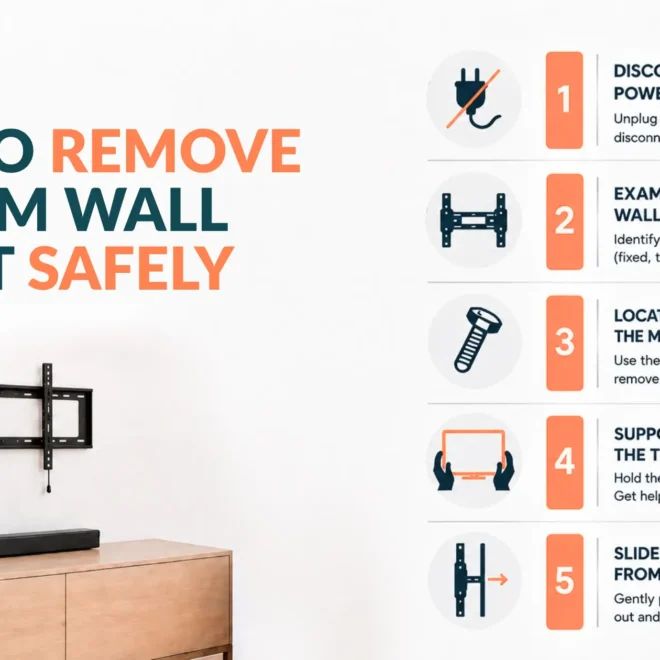 How to Remove TV from Wall Mount Safely and Effectively