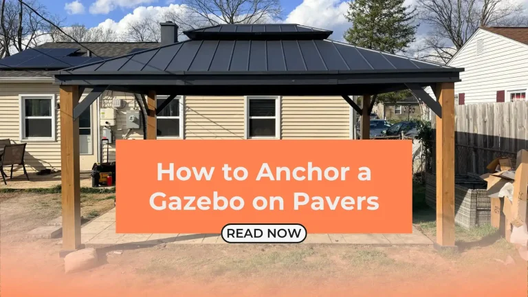How to Anchor a Gazebo on Pavers