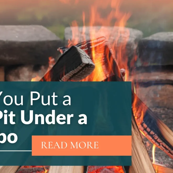 Can You Put a Fire Pit Under a Gazebo?