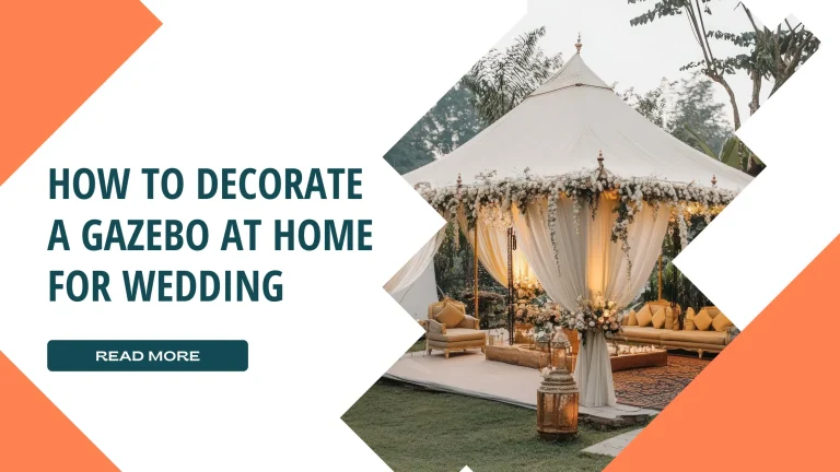 How to Decorate a Gazebo for a Wedding