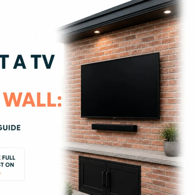 How to Mount a TV on a Brick Wall Safely