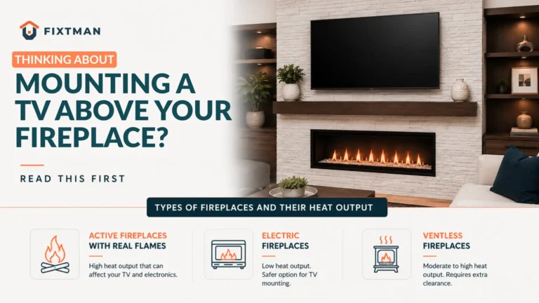 Is It Safe to Mount a TV Above a Fireplace? Complete Safety Analysis