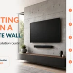 Mounting a TV on a Concrete Wall: Step-by-Step Installation Guide