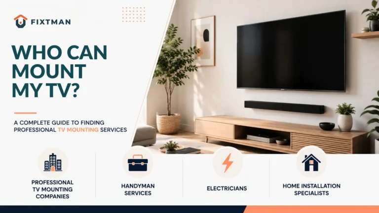 Who Can Mount My TV? A Complete Guide to Finding Professional TV Mounting Services